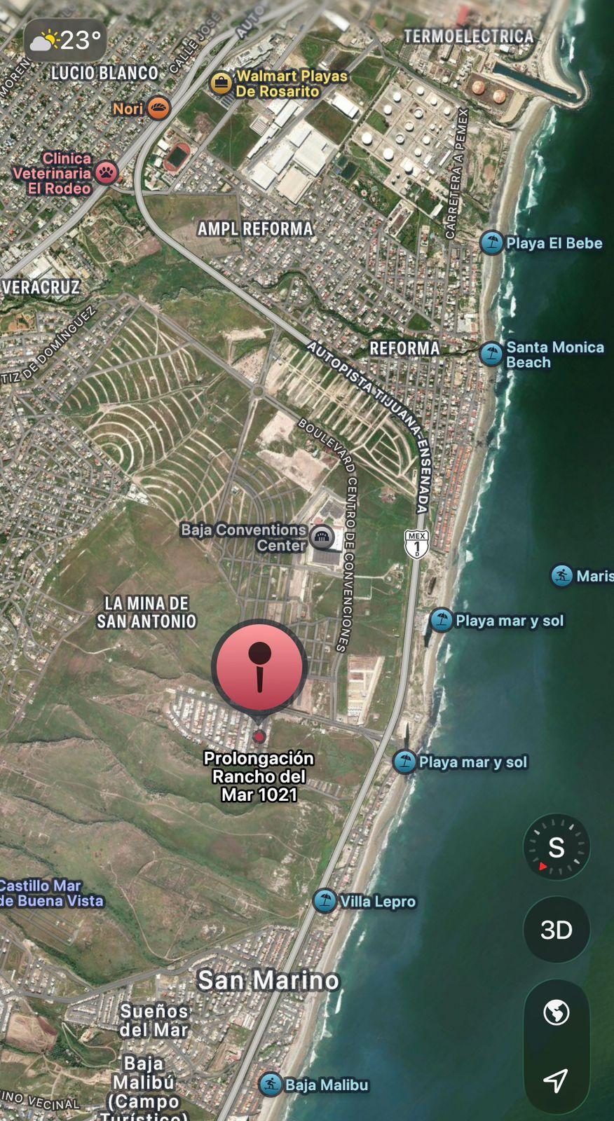 RANCHO DEL MAR TERRENO EN VENTA